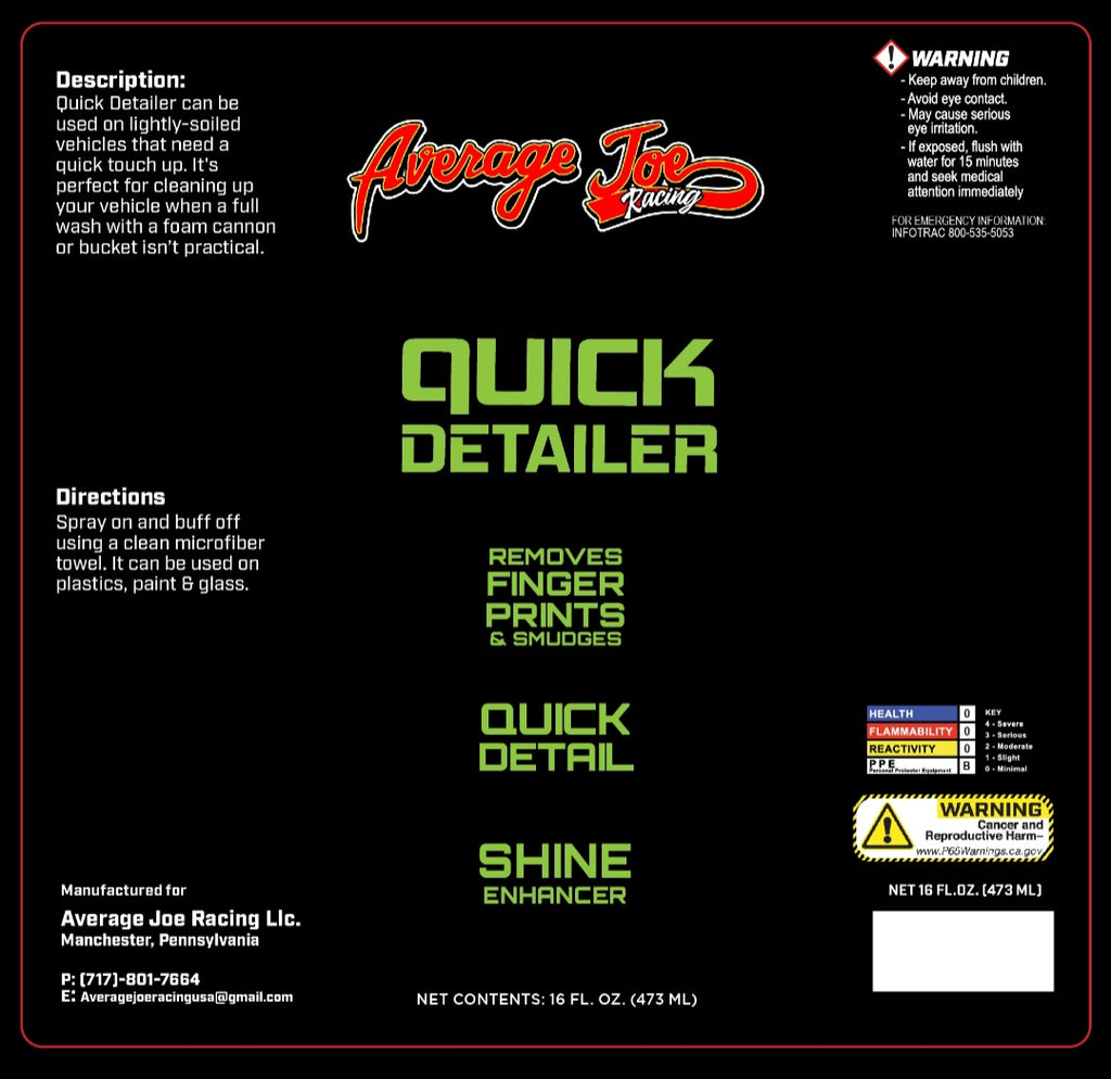 Quick Detailer Spray Shine