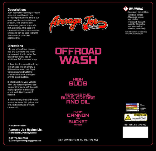 Offroad Wash Foaming Concentrate