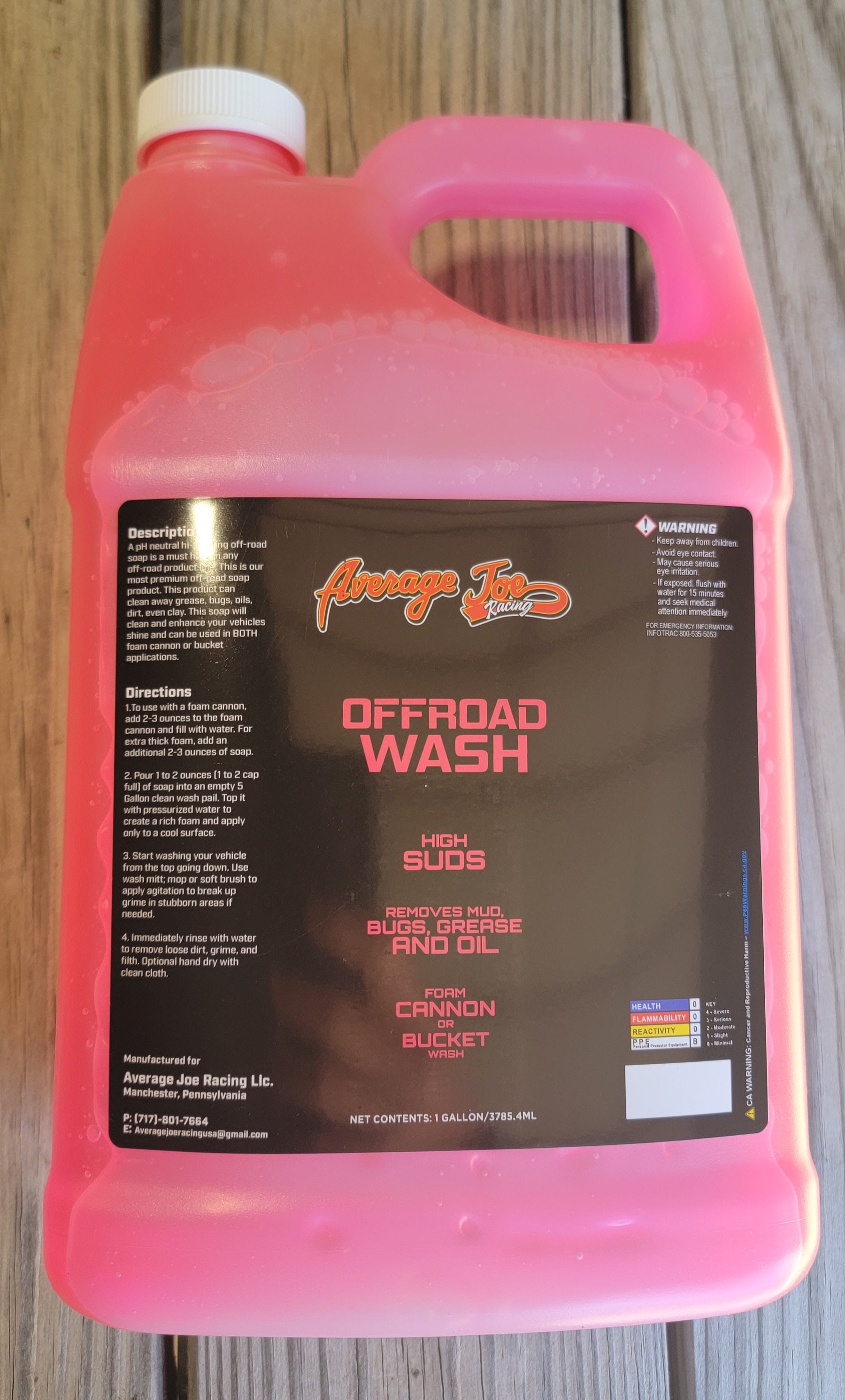 1 Gallon Offroad Wash Foaming Concentrate